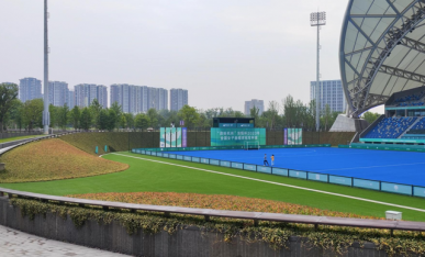 曲棍球場館兩側