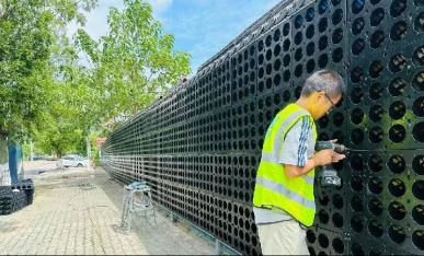 索爾專利容器安裝中