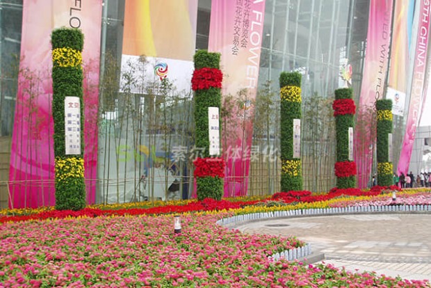 花柱景觀設(shè)計實(shí)際效果圖