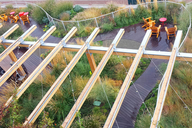 CBD大樓景觀提升屋頂花園