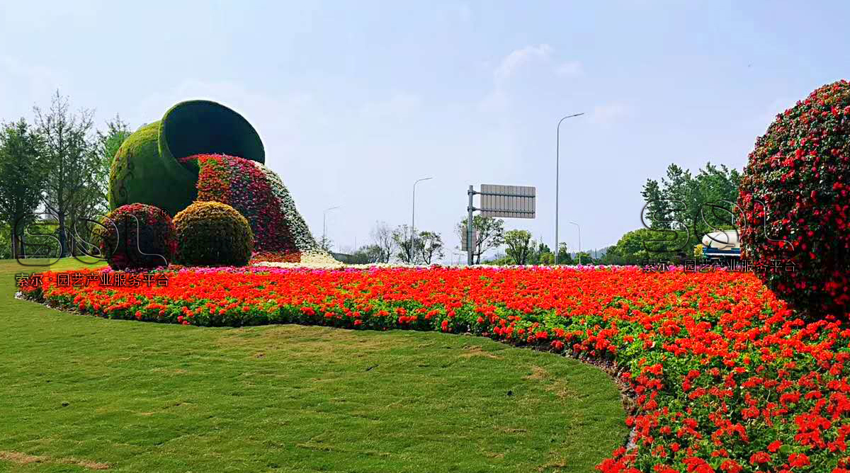 湖州五一主題綠雕