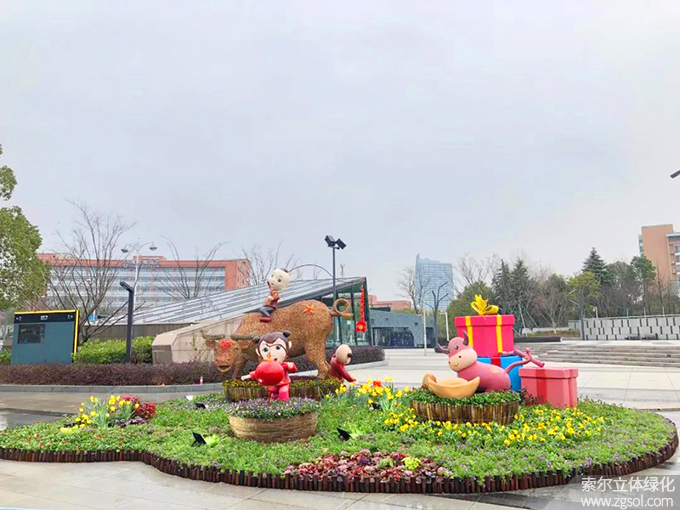 06 2021年1月杭州市錢江新區(qū)文澤路地鐵站春節(jié)主題環(huán)境小品《牧童野趣》 (2).jpg