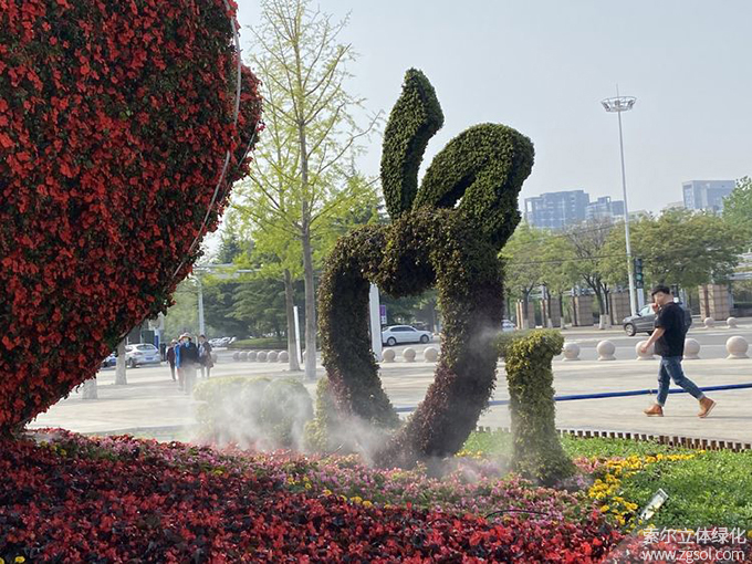 07山東青島膠州市民文化中心五一立體花壇“幸福花開(kāi)”  (14).jpg